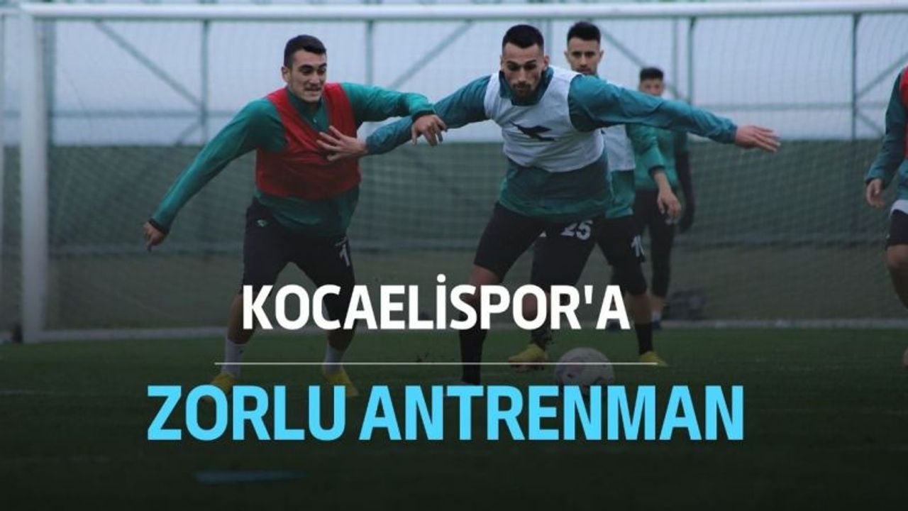 Kocaelispor'da Adıyaman FK Mesaisi Başladı