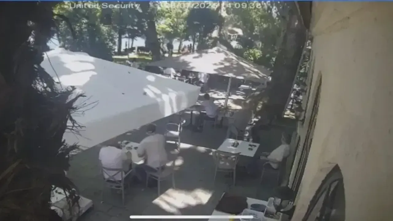 Gölcük’te öğretmenin ölümüne yol açan çınar dalı faciası kamerada