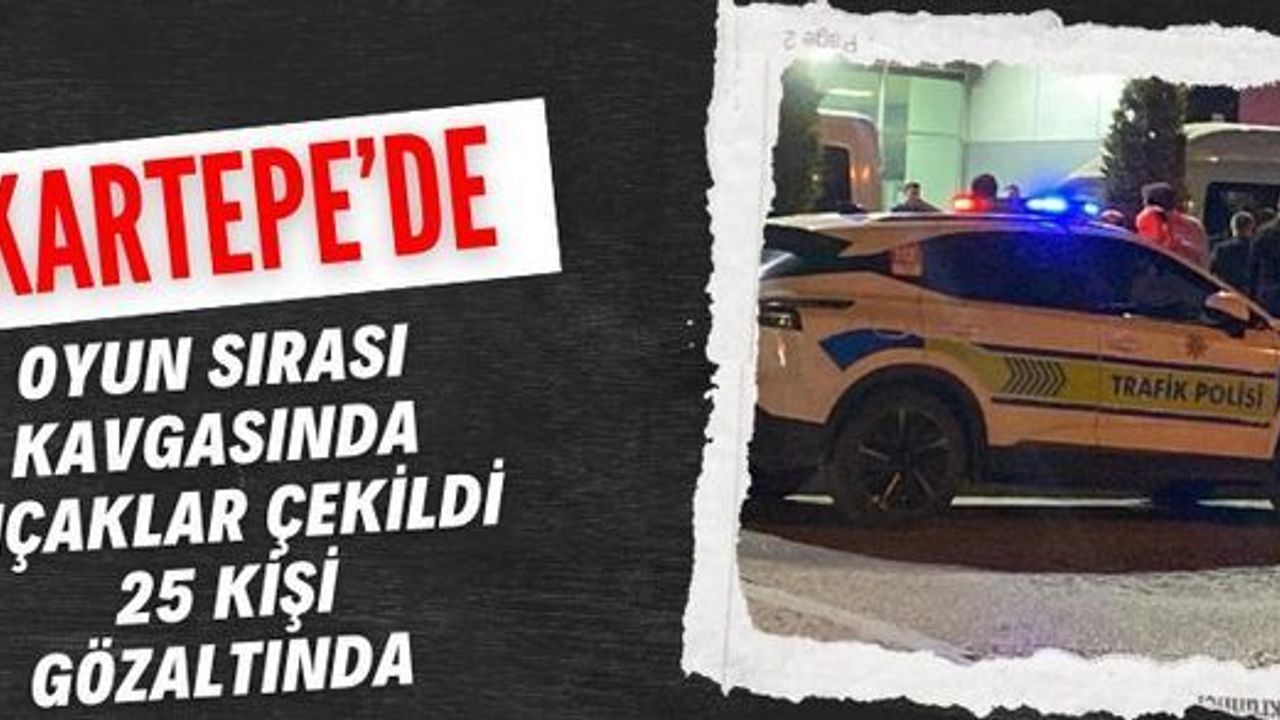 Kartepe'de düğünde oyun sırası kavgası 25 gözaltı 5 yaralı 