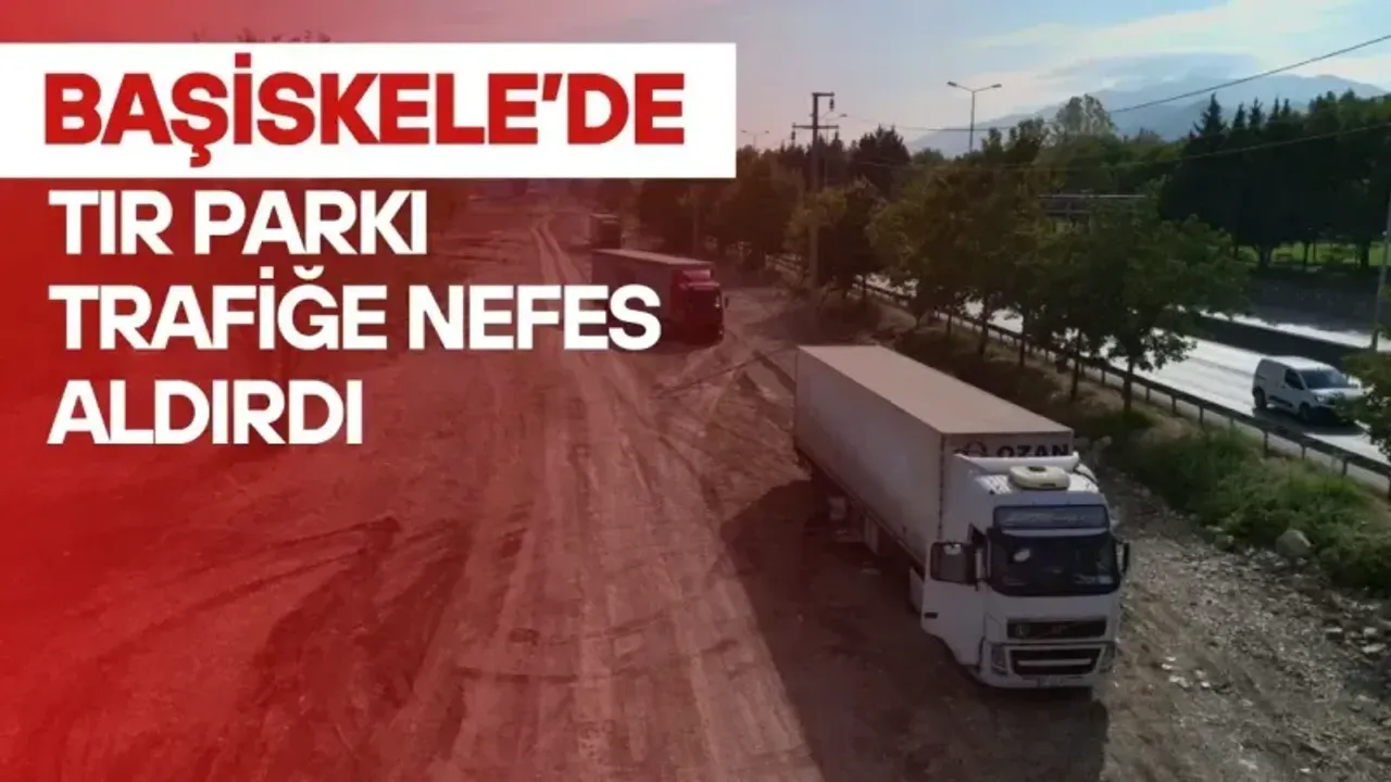Başiskele D-130 yoğunluğuna TIR parkı çare oldu