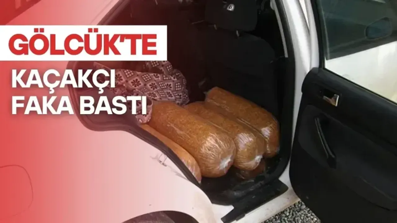 Gölcük'te tütün kaçakçısı faka bastı
