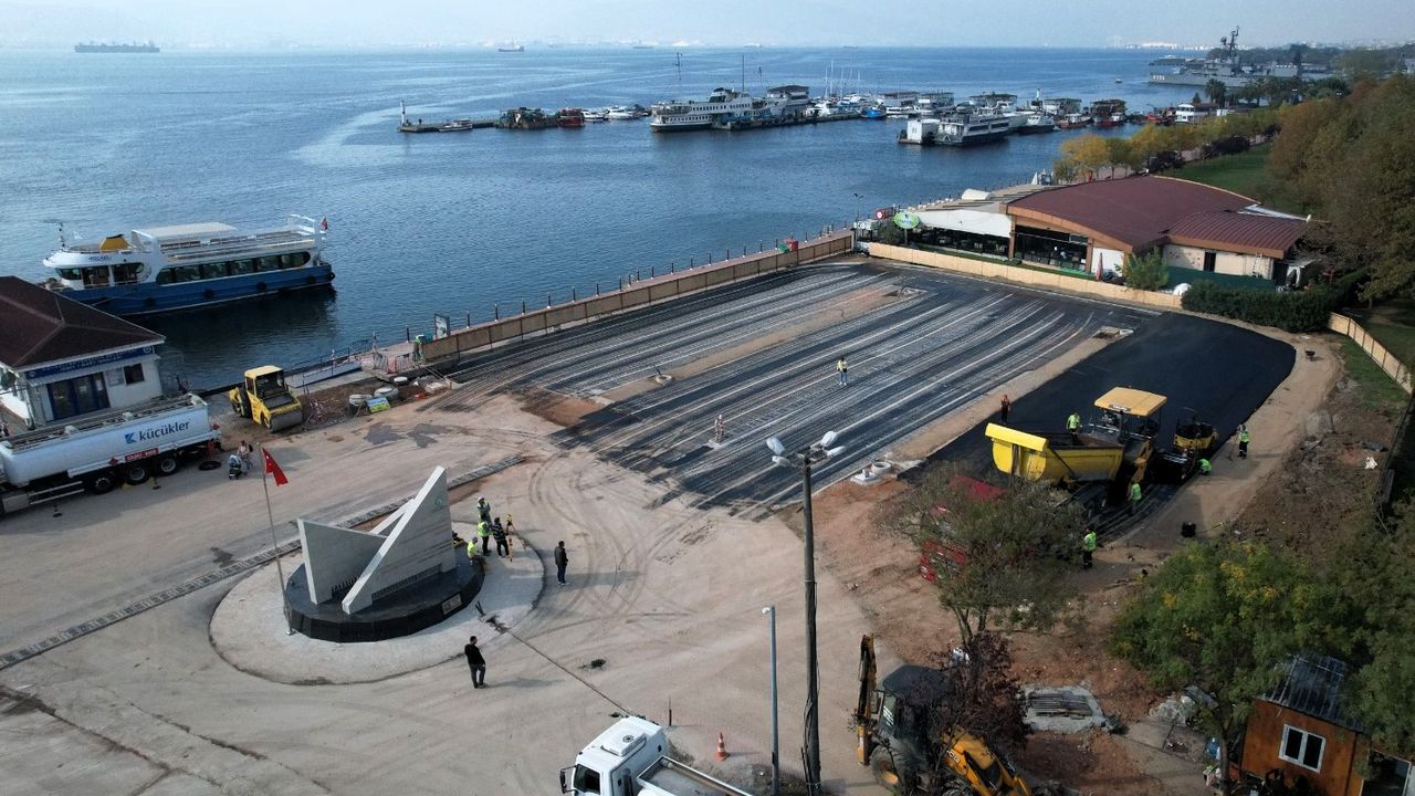 1 Mart Vapur İskelesi Otoparkı’nda sona gelindi: Yüzde 85’i tamamlandı