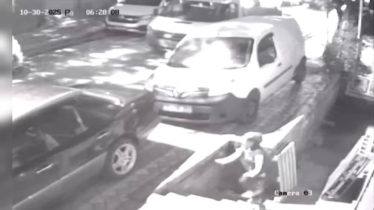 Sultangazi'de Kadın ve Erkekten Palet Hırsızlığı: Güvenlik Kamerasına Yansıdı