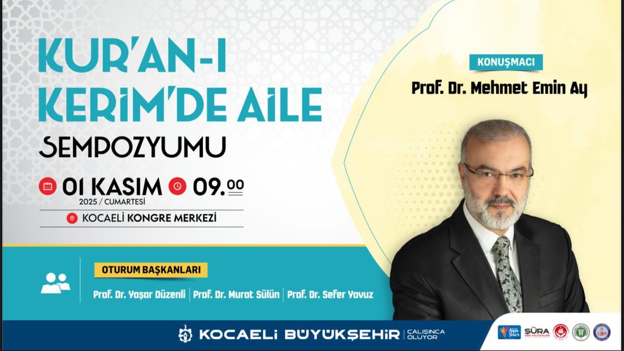 Kur’an-ı Kerim’de Aile Sempozyumu Kocaeli’de düzenleniyor