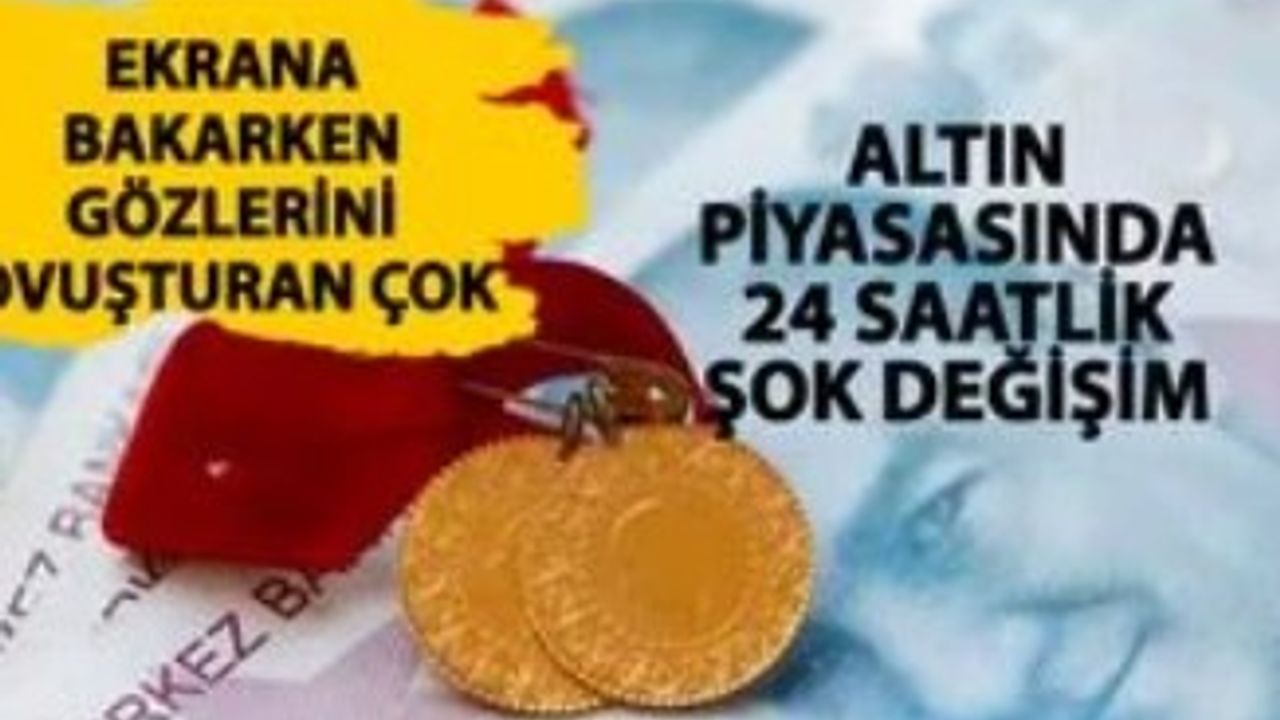 Altın gece ile gündüz arasında savruldu! Gram altın fiyatları bugün nasıl şekillendi?