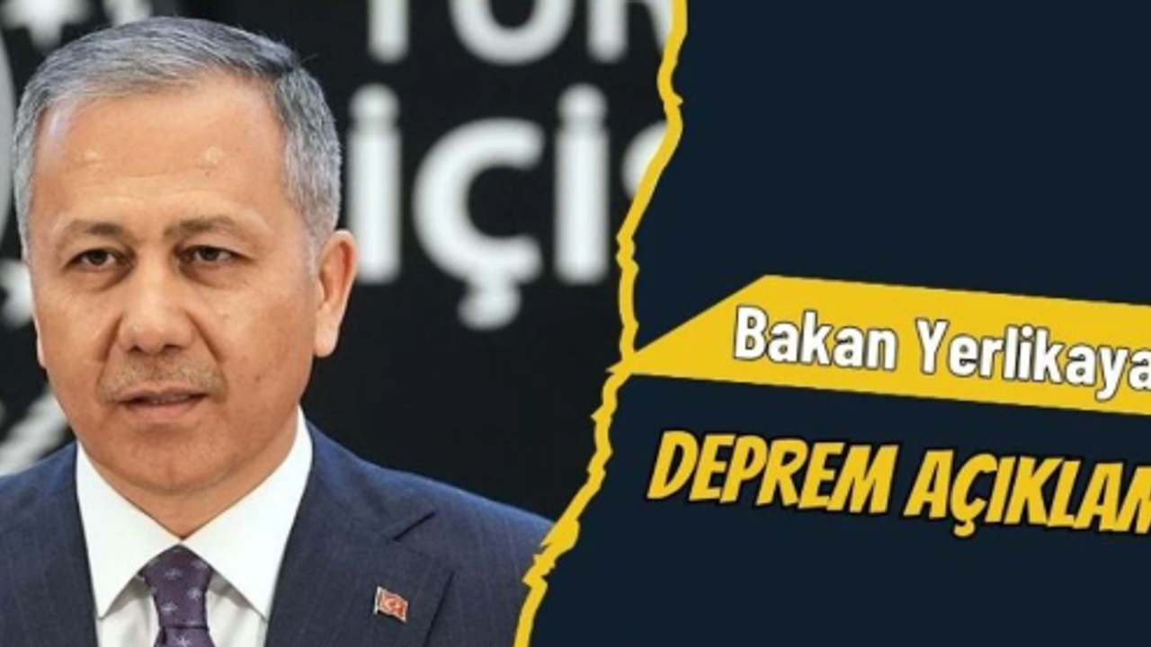 Bakan Yerlikaya Açıkladı, Balıkesir Depreminde Can Kaybı Yok