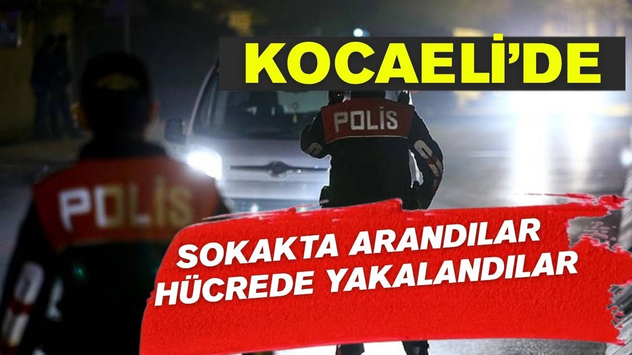 Günlerce süren takip sonuç verdi! Kocaeli’de 4 kişi apar topar alındı