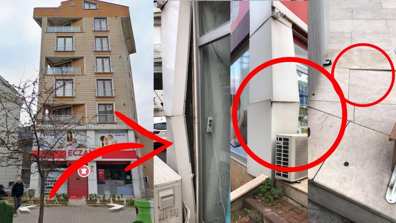 Gebze’deki bina çökmeden bir gün önce felaketin sinyali vermiş