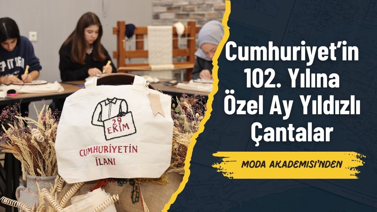 Moda Akademisi’nden Cumhuriyet’in 102. Yılına Özel Ay Yıldızlı Çantalar