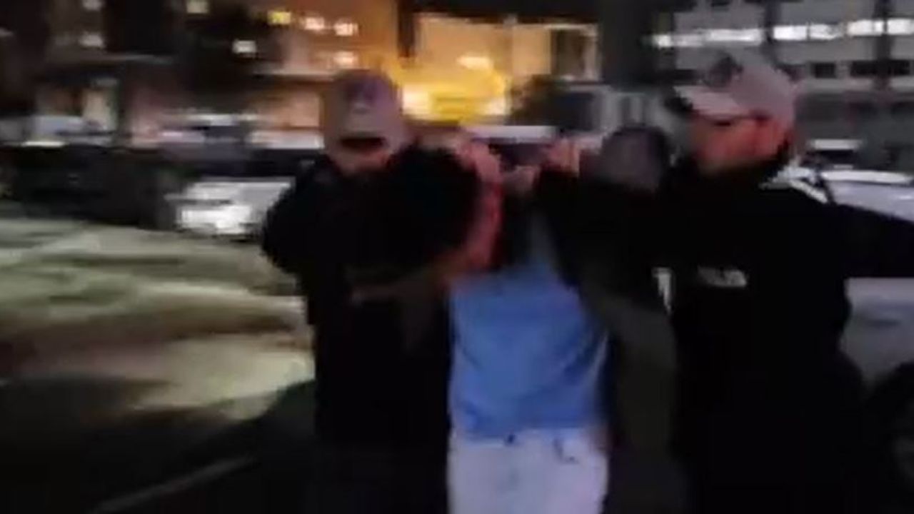 Sokaklarında pes dedirten görüntü: Kadını tasmayla gezdiren adam tutuklandı