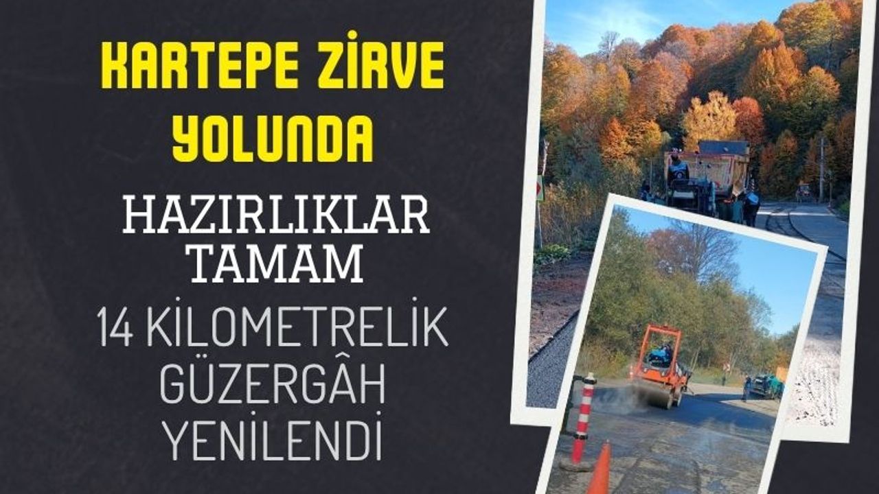 Kartepe Zirve Yolunda Kış Hazırlıkları Tamamlandı