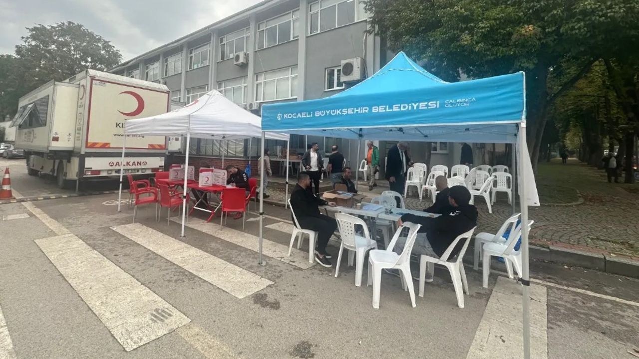 Kocaeli amatörleri kan bağışında buluştu