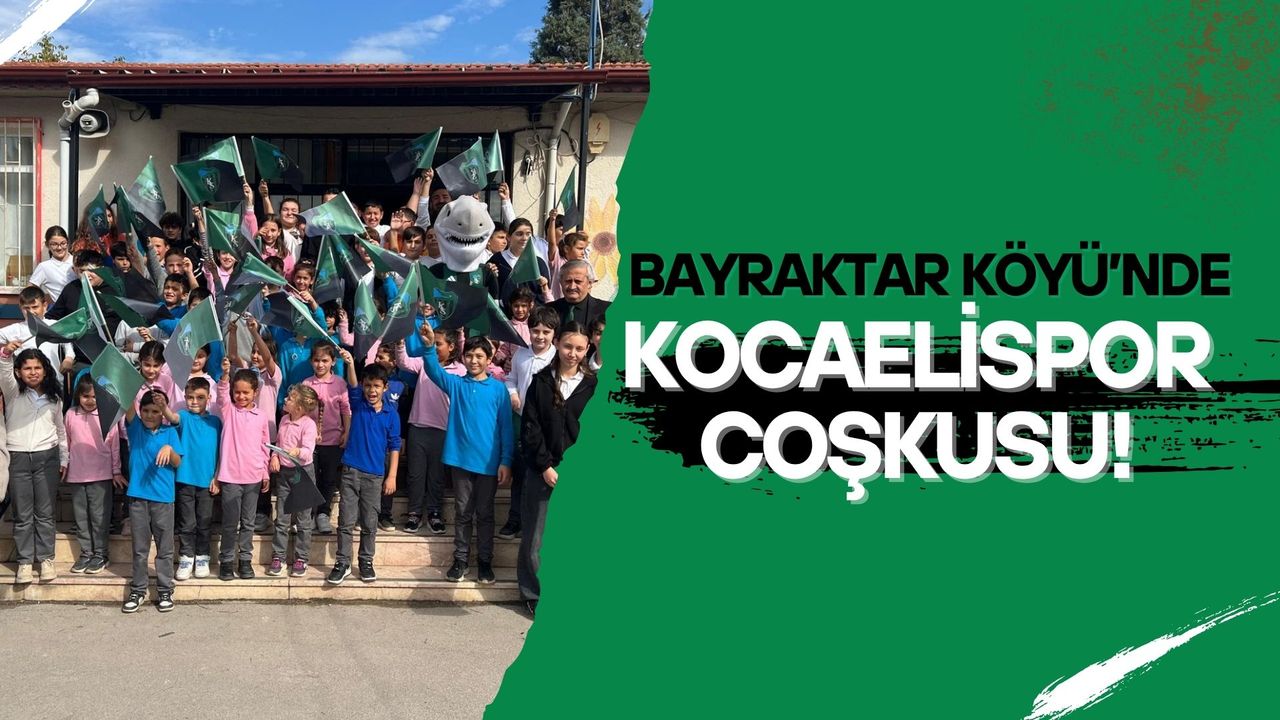 Bayraktar Köyü’nde Kocaelispor Coşkusu