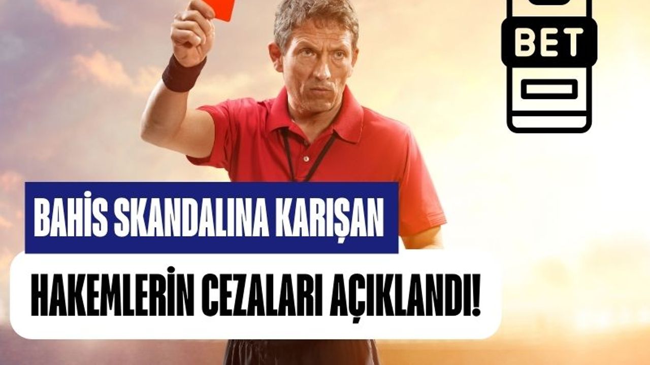 Bahis Skandalında Kocaeli Bölgesi Hakemlerine Ceza