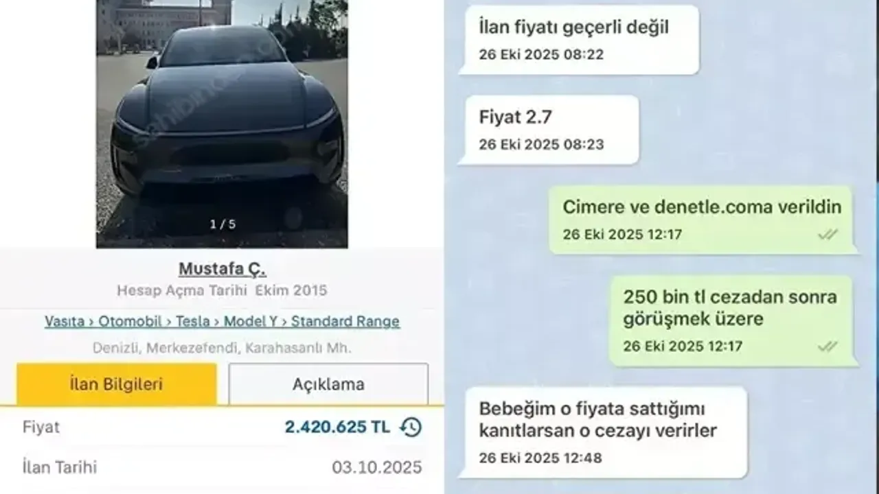 İlana koyduğu fiyattan daha pahalıya satmaya çalışan satıcıya ceza