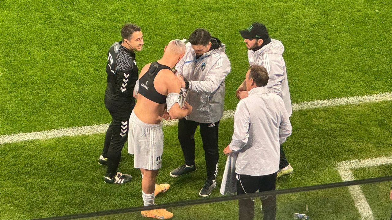 Kocaelispor’da Serdar Dursun Korkuttu: Kafasına Darbe Aldı