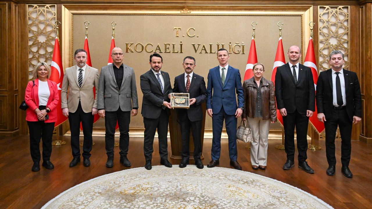 CHP İzmit İlçe Başkanı Gökhan Ercan’dan Vali Aktaş’a ziyaret