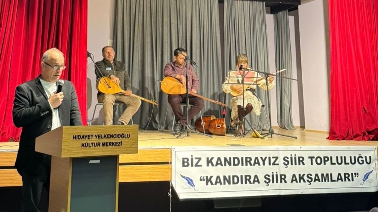 Kandıra’da Ahmet Telli Şiirleriyle Dolu Unutulmaz Gece