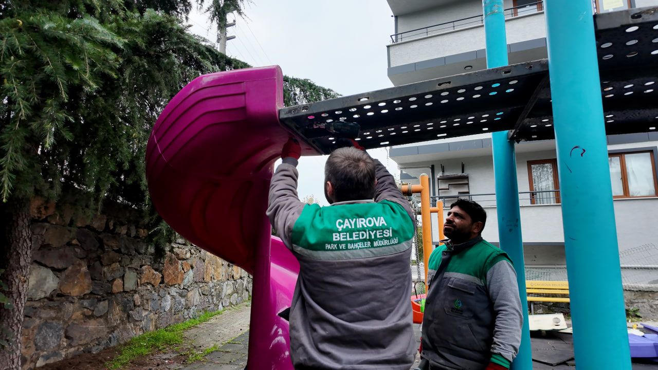 Çayırova’da İki Park Daha Yenileniyor: Yeşil Alanlara Modern Dokunuş