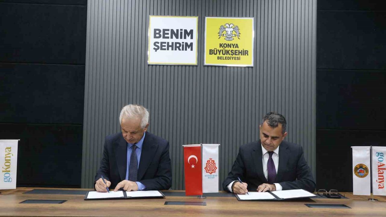 Sultan Alaeddin Keykubad’ın iki başkentini birleştiren kadim kervan yolu için imzalar atıldı