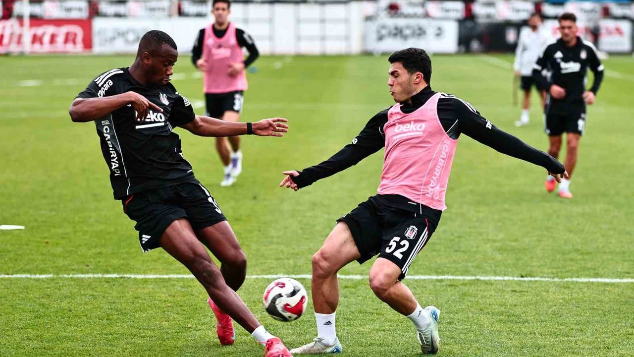 Beşiktaş’ta Samsunspor mesaisi sürüyor: Sergen Yalçın’dan tempolu idman