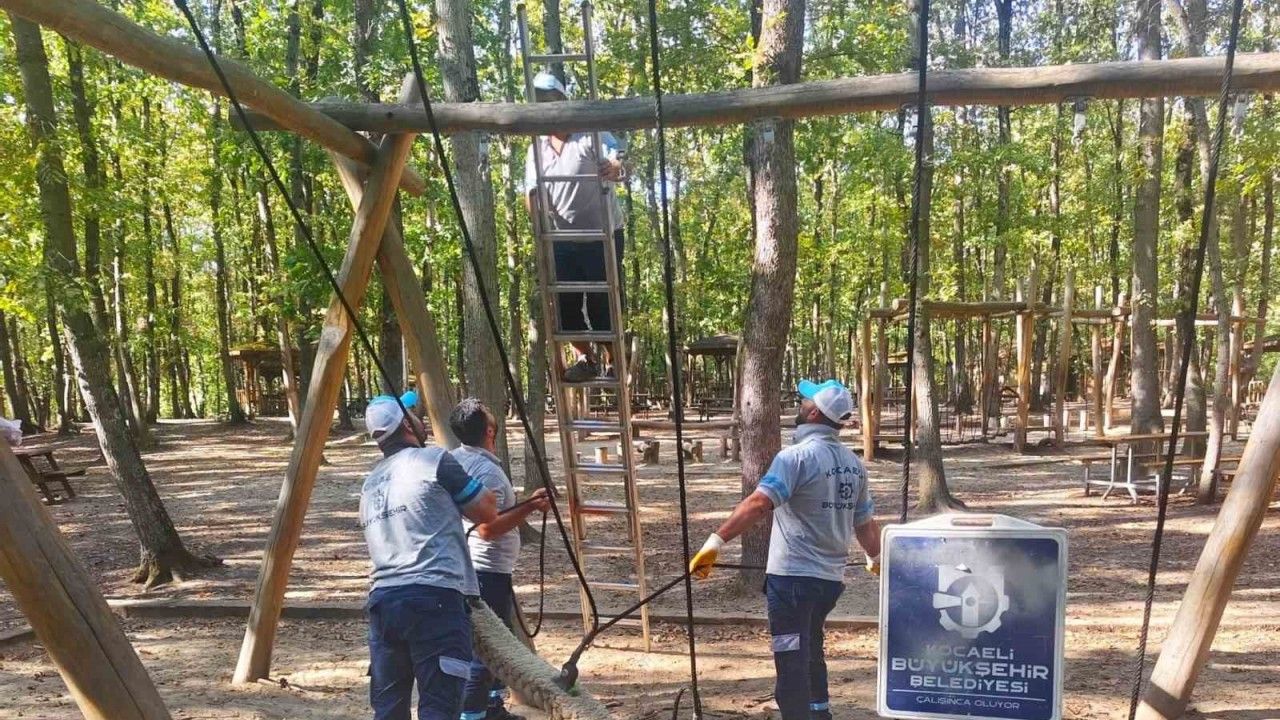 Çocuk oyun alanlarına periyodik bakım