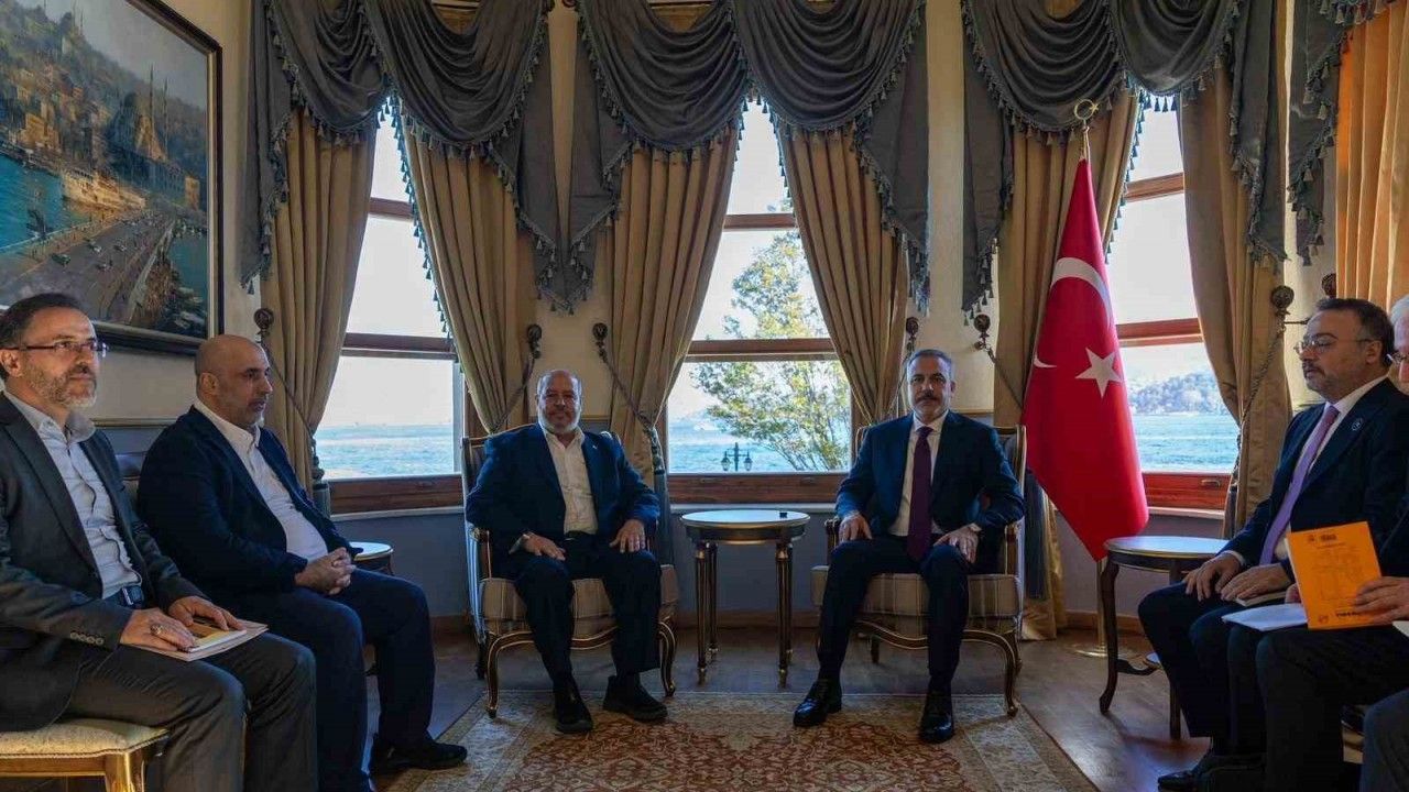 Dışişleri Bakanı Hakan Fidan, Hamas Heyeti ile görüştü
