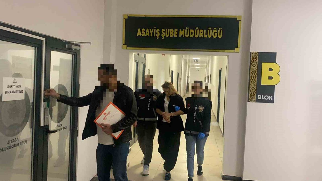 Evden ziynet eşyası ve saç şekillendirici çalan kadın yakalandı