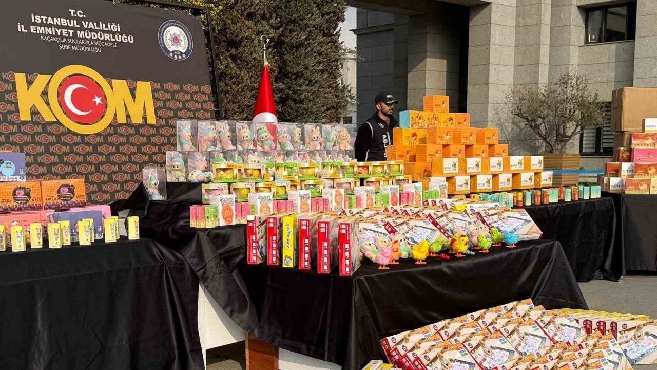 Çocuk sağlığını tehdit eden oyuncaklar depoda yakalandı