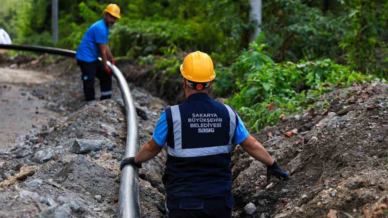 12 kilometrelik dev yenileme: SASKİ’den Sapanca’ya kesintisiz su adımı