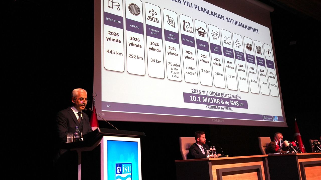 İSU Genel Müdürü Ali Sağlık: Kuraklık arttı, su tasarrufu şart oldu