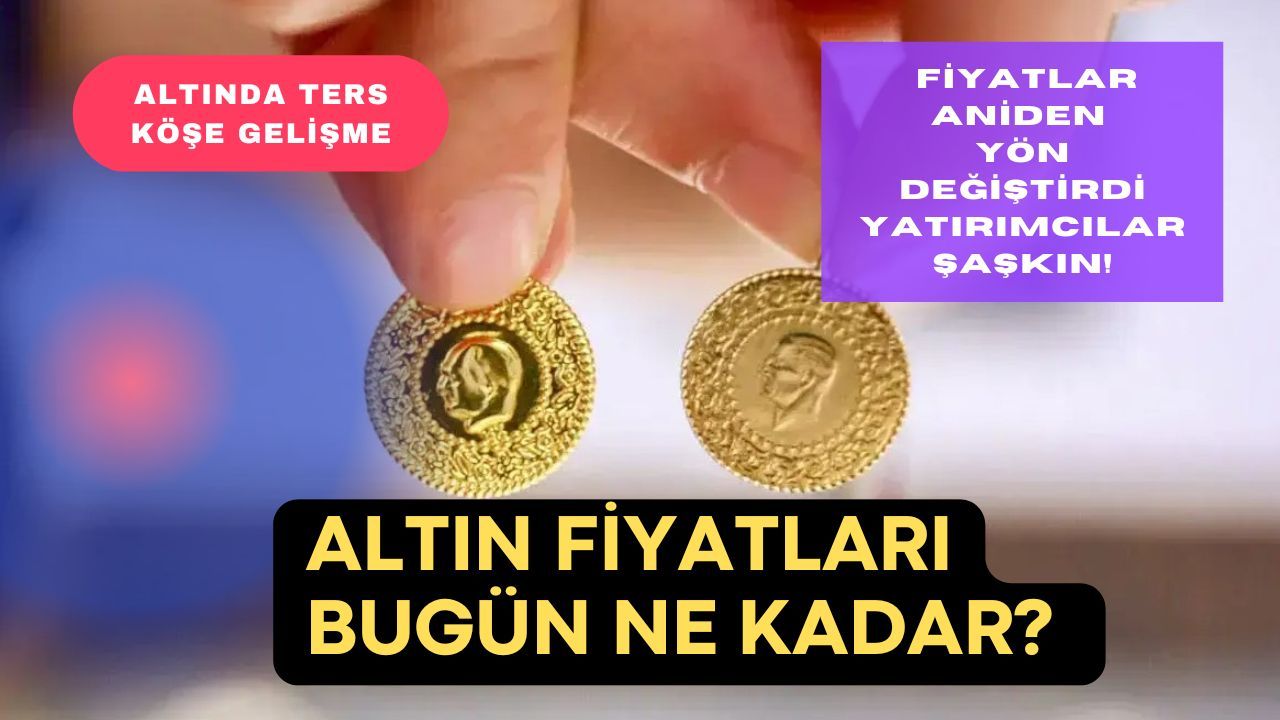 Çin hamle yaptı altın fiyatları bir anda yön değiştirdi
