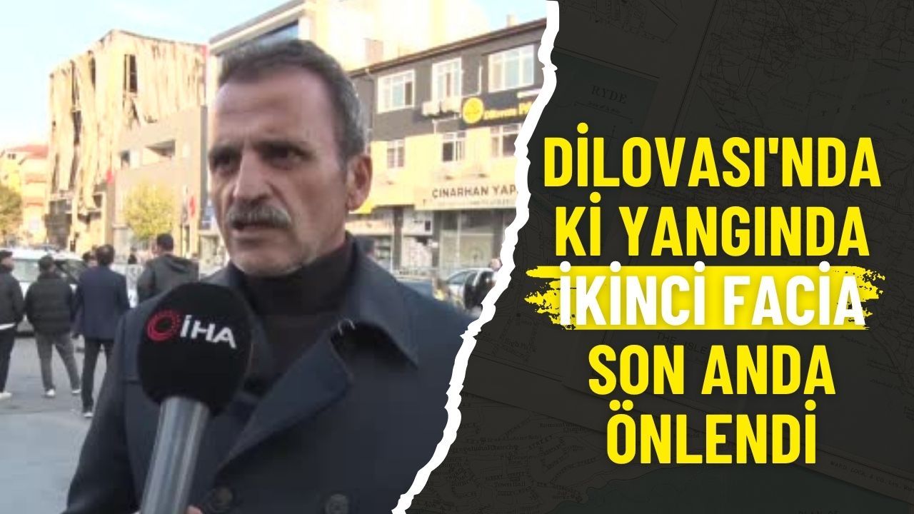 Dilovası'ndaki yangında ikinci facia son anda önlendi