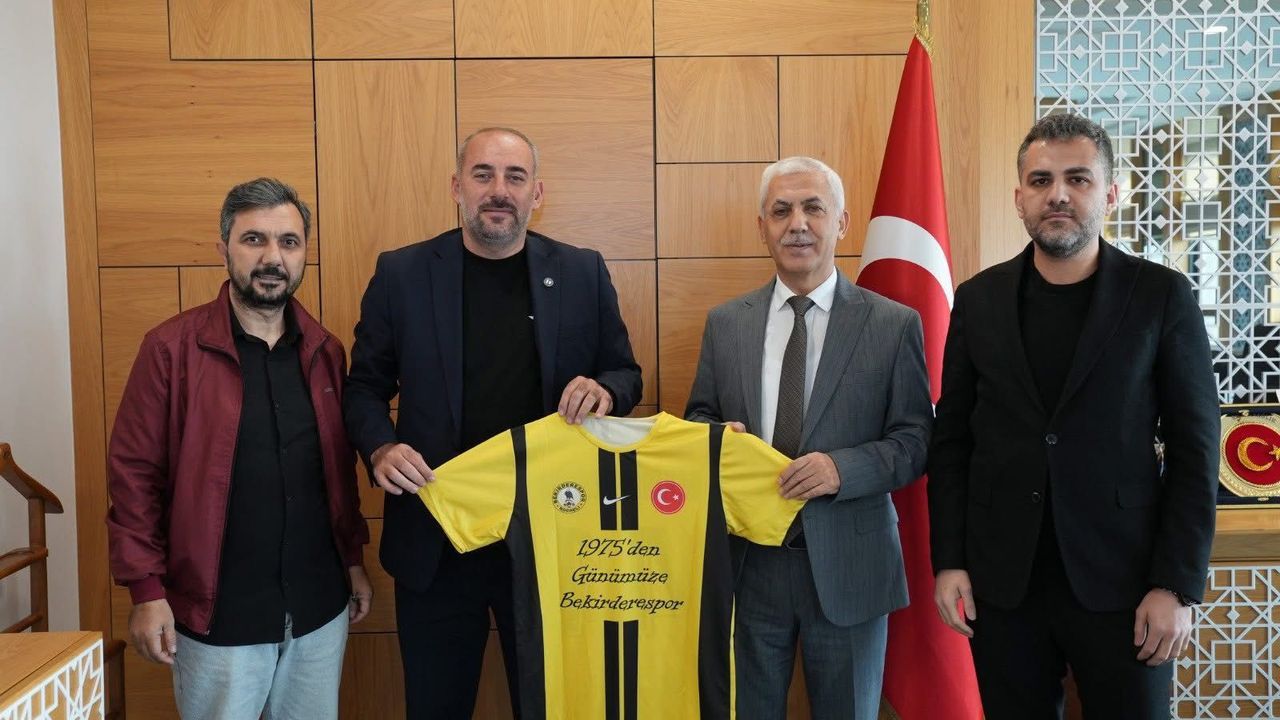 Bekirderespor’dan İSU Genel Müdürü Ali Sağlık’a Anlamlı Ziyaret