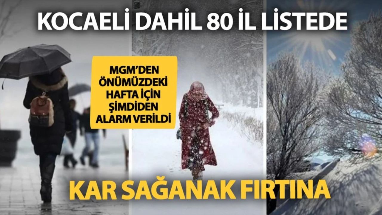 Bugün hava nasıl olacak? Pazartesiden itibaren bu şehirlerde kar bekleniyor