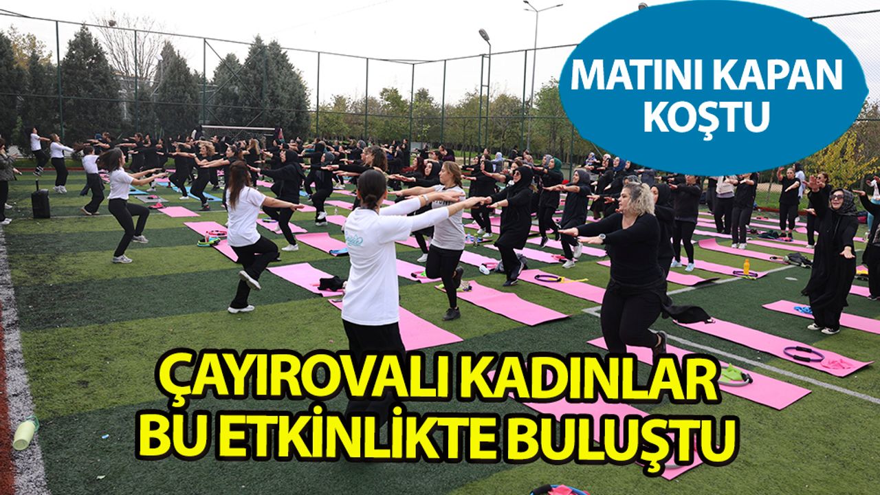 Çayırova’da Matını Alan Doğaya Koştu! Spor, Sohbet, Doğa… Hepsi Bu Etkinlikte