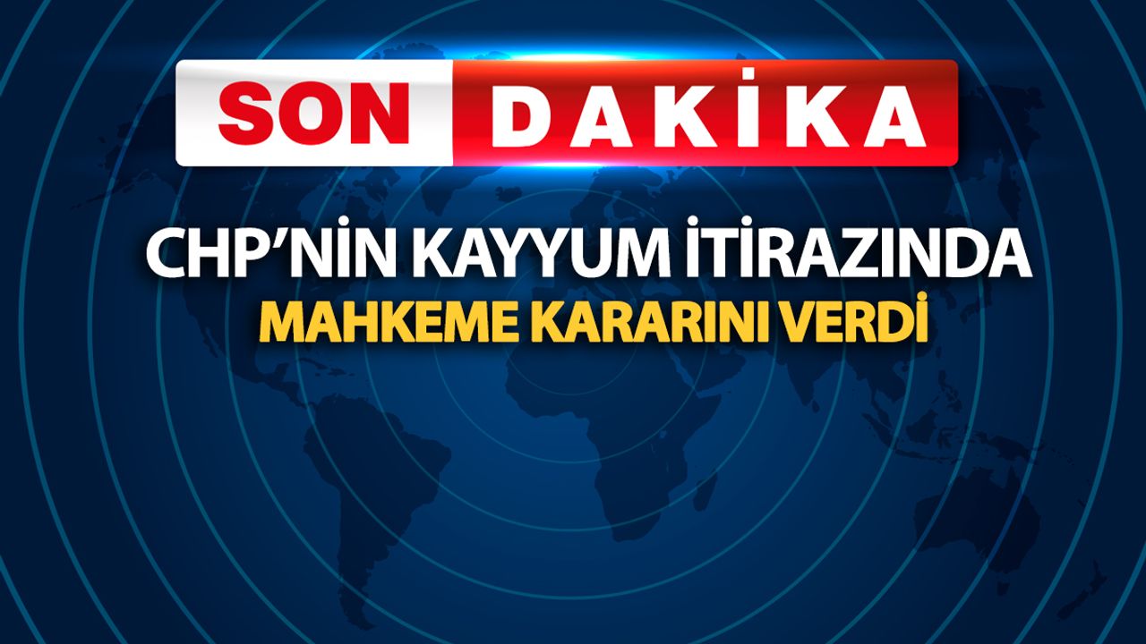 CHP'nin kayyum itirazına mahkeme kararını verdi! Gürsel Tekin görevine devam edecek mi?