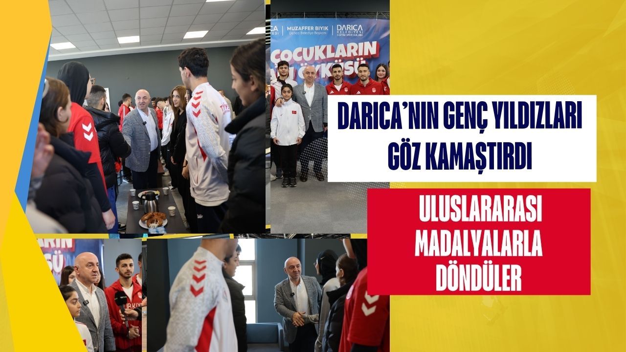Darıca’nın Gençleri Türkiye’ye Madalya Yağdırdılar
