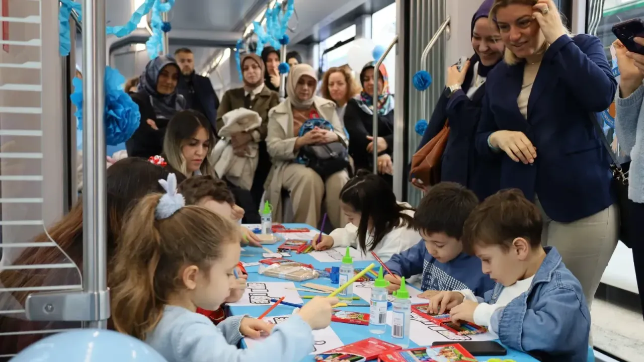 Diyabetli Çocuklardan Tramvayla Mavi Yolculuk