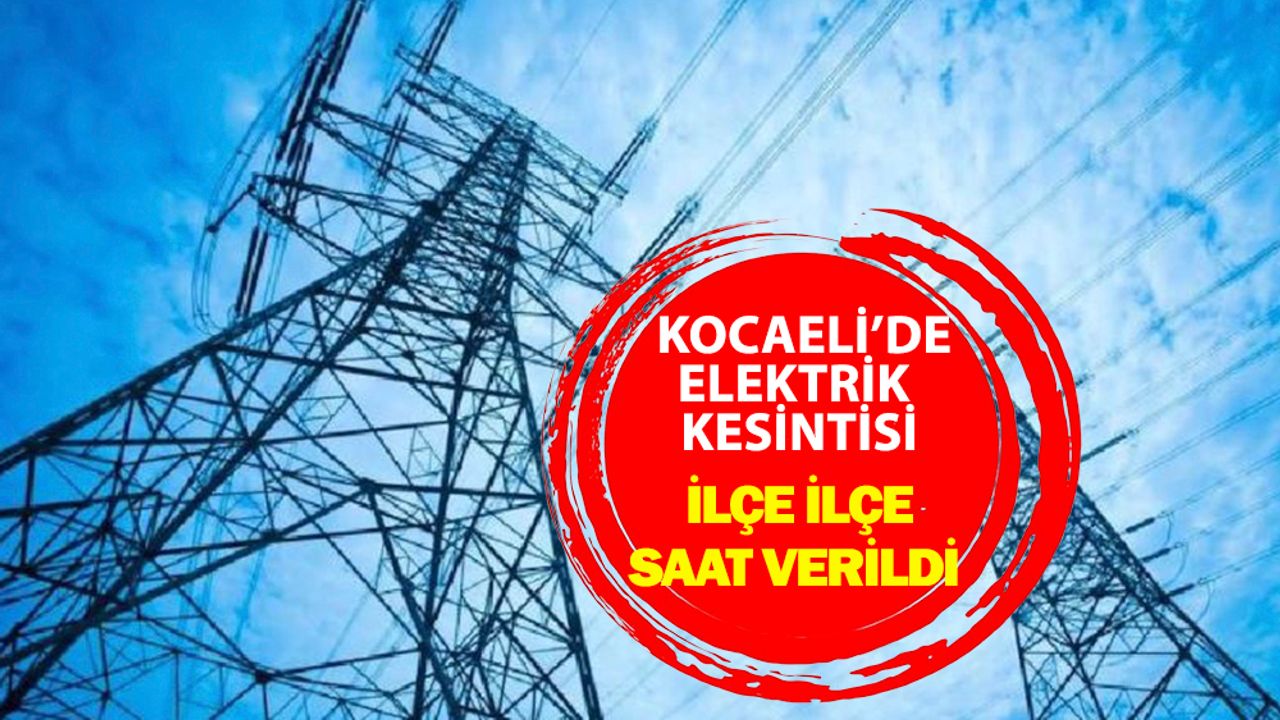 Elektrikler gitti mi ne zaman gelecek?