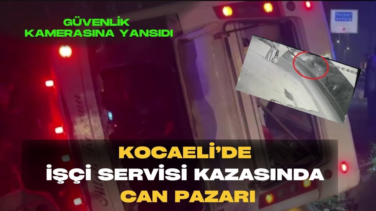 Gebze’de işçileri taşıyan araç devrildi: Aynı yönde ilerliyorlardı çarpışma kaçınılmaz oldu