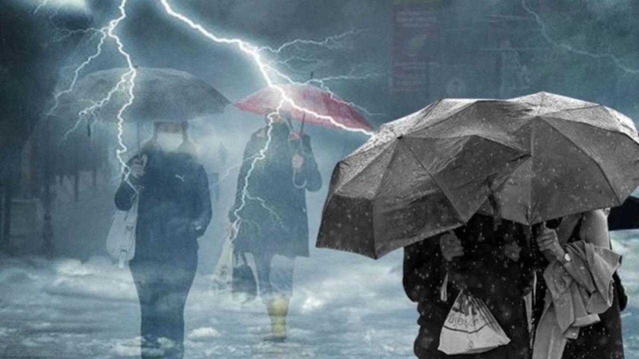 Meteoroloji uyardı: Bu bölgelerde gök gürültülü sağanak yağış bekleniyor