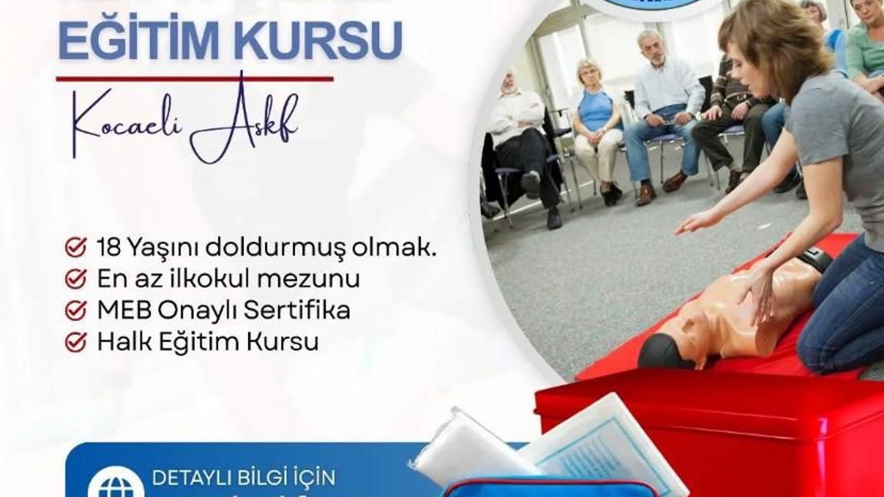 ASKF’den ücretsiz ilk yardım eğitimi: Sertifikalı fırsat herkese açık