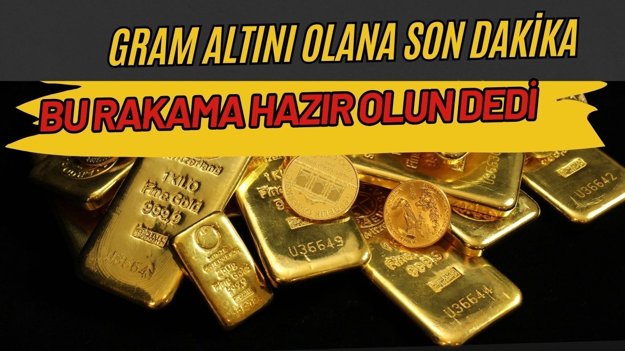 İslam Memiş Gram Altını Olanları Uyardı: Artık Bu Rakama Hazırlık Yapın