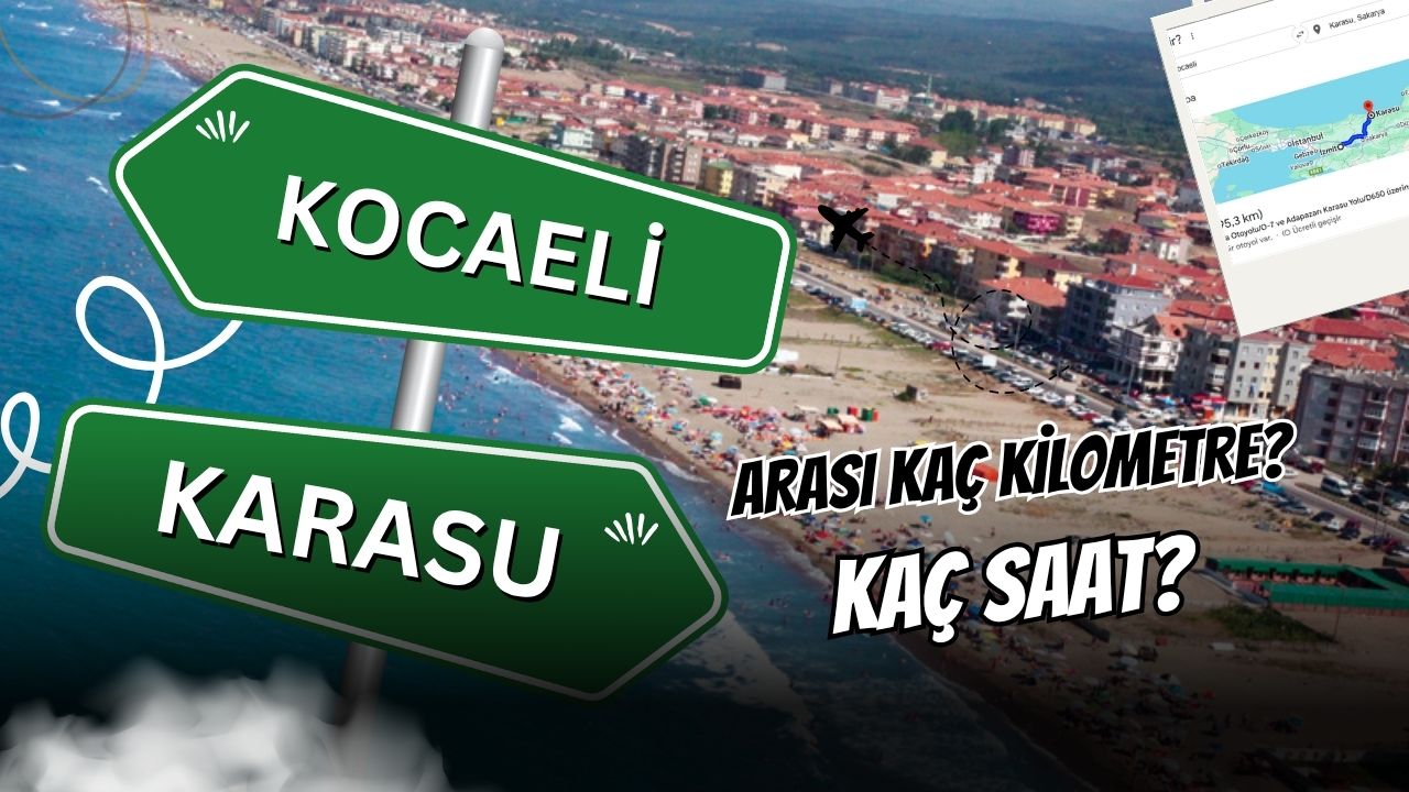 Kocaeli Karasu Arası Kaç Kilometre?