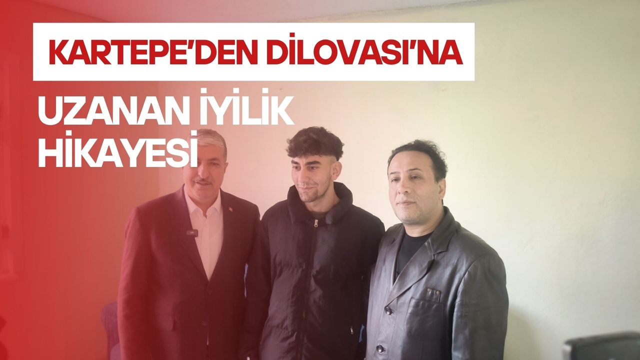 Kartepe’den Dilovası’na uzanan iyilik zinciri: Bir gencin hayatı değişiyor