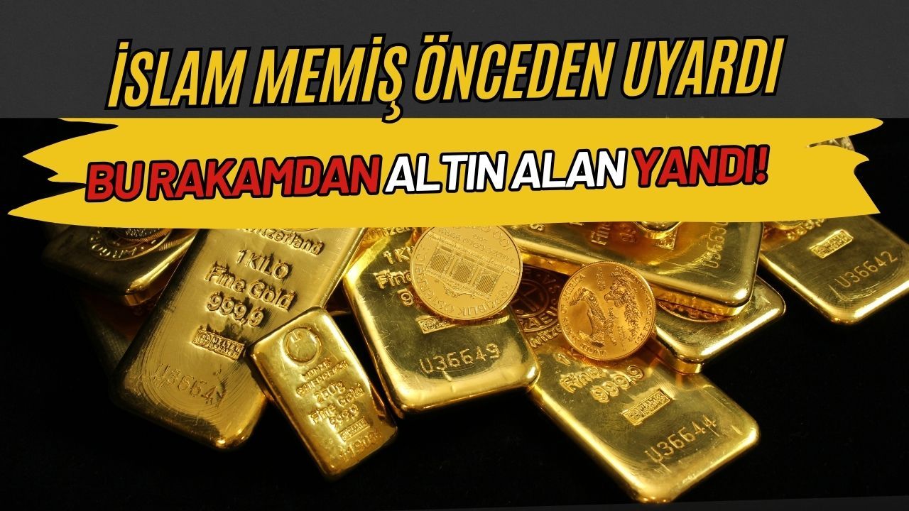Altın alanları flaş uyarı: İslam Memiş sakın bu hatayı yapmayın dedi