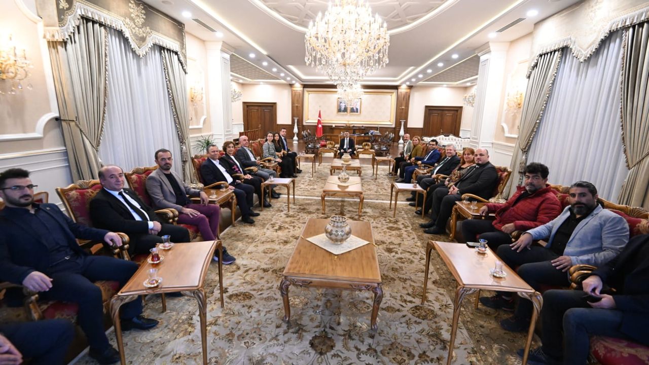 Kocaeli Akademik Odalar Birliği’nden Vali Aktaş’a Nezaket Ziyareti