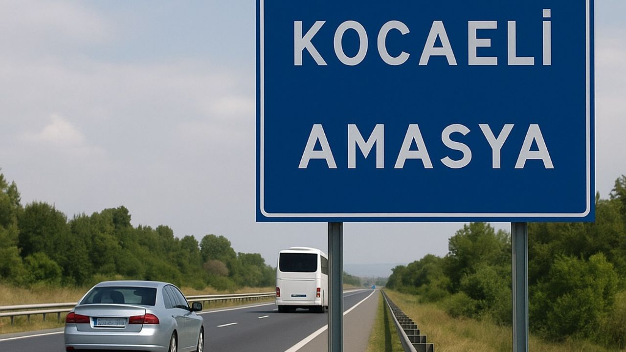 Kocaeli Amasya Arası Kaç Kilometre?