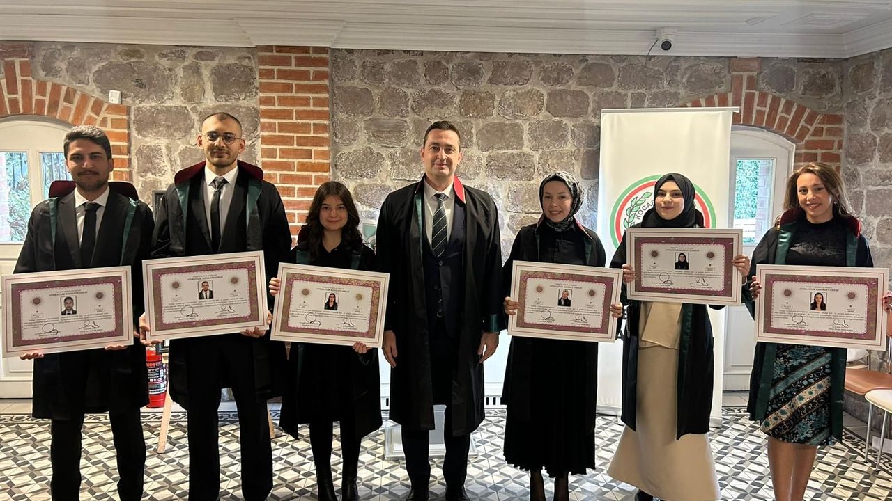 Kocaeli Barosu’na 6 Yeni Avukat Katıldı